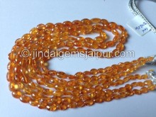 Fanta Spessartite Far Faceted Oval Shape Beads